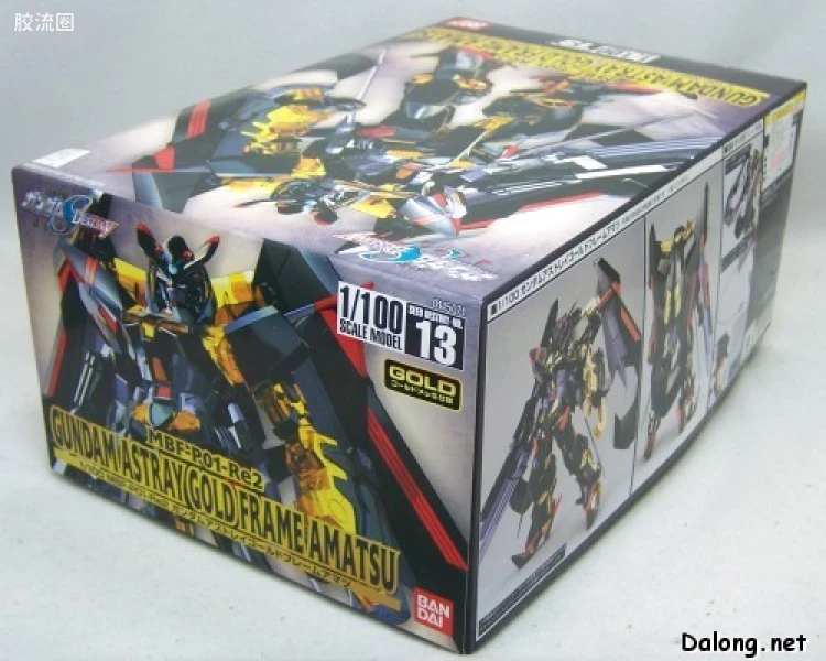 机动战士高达SEED SEED DESTINY 1/100 13 MBF-P01-Re2 异端高达金色机天蜜纳 - 图片